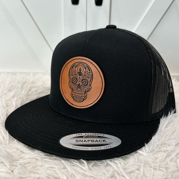 SnapBack Hat Sugar Skull Milagrito 💀 - Picture 1 of 3